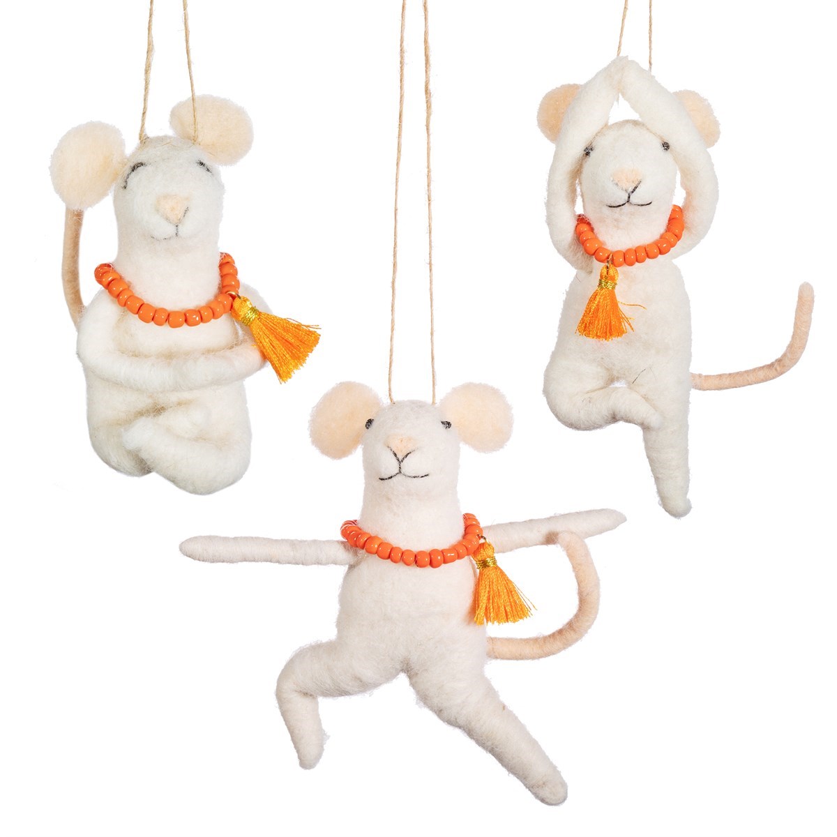 Yoga Mouse Decorations